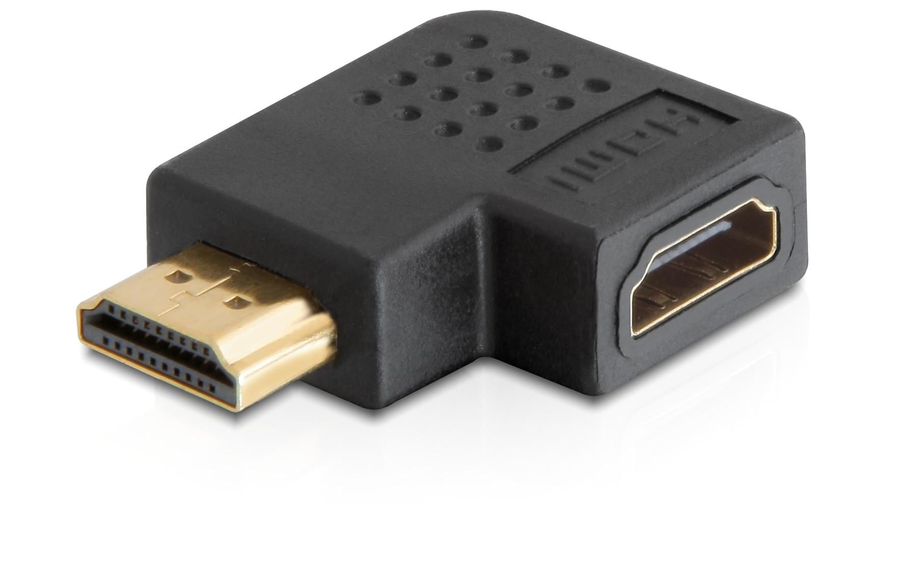 Delock Adapter HDMI Stecker zu HDMI Buchse 90° rechts