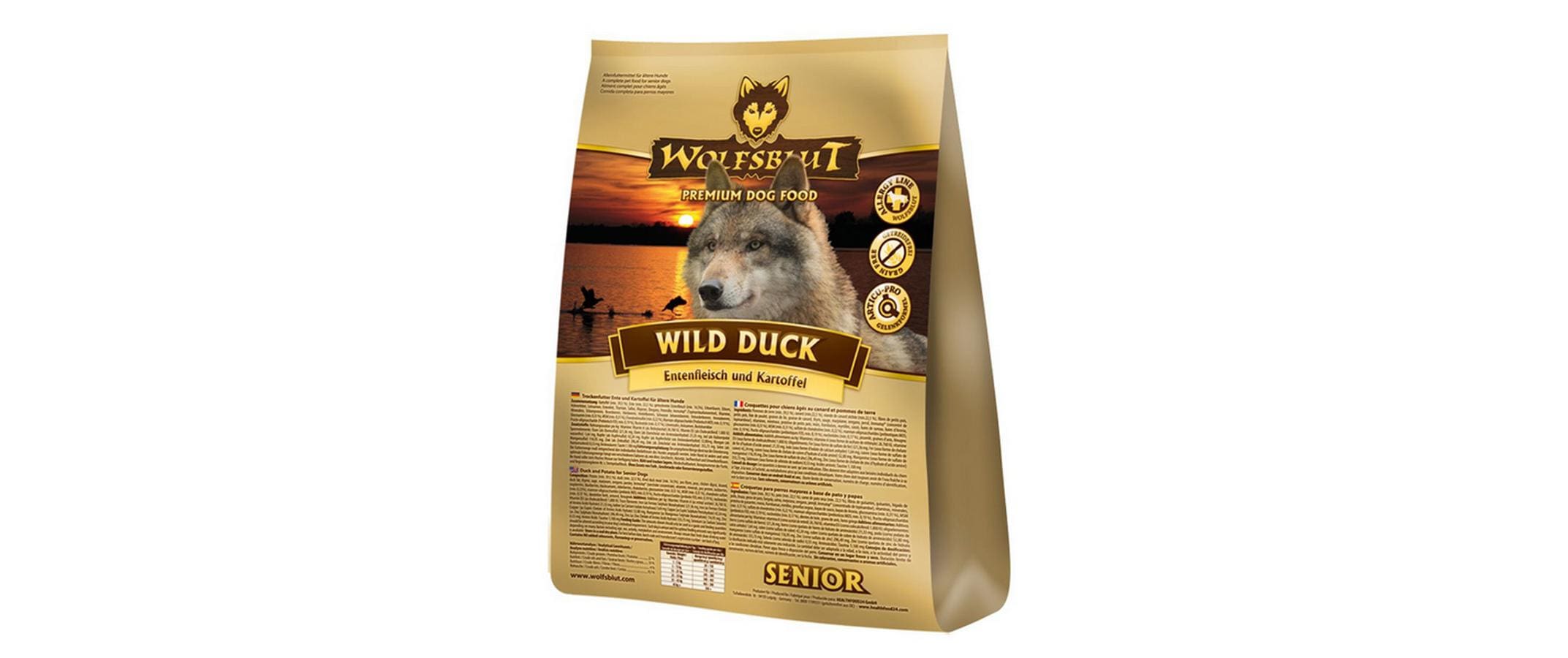 Wolfsblut Dog Wild Duck Senior Ente Kart. 2kg