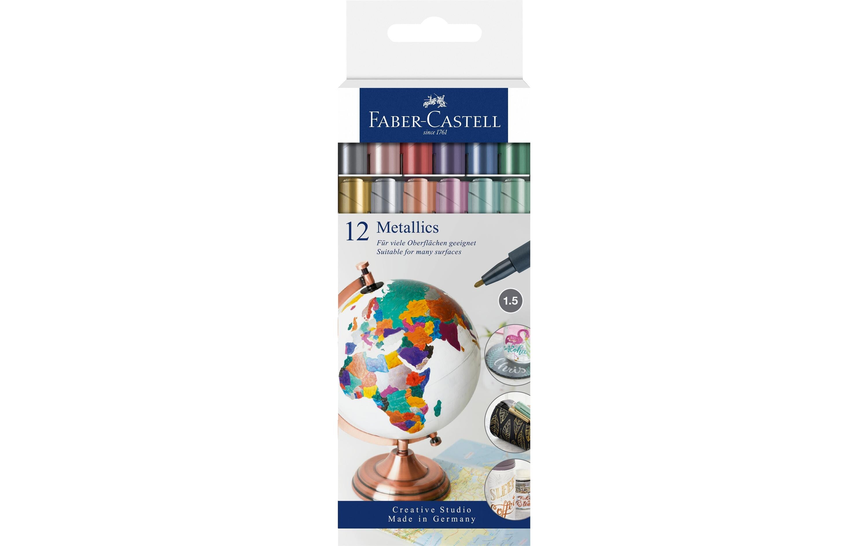 Faber-Castell Metallics Marker 12er Etui