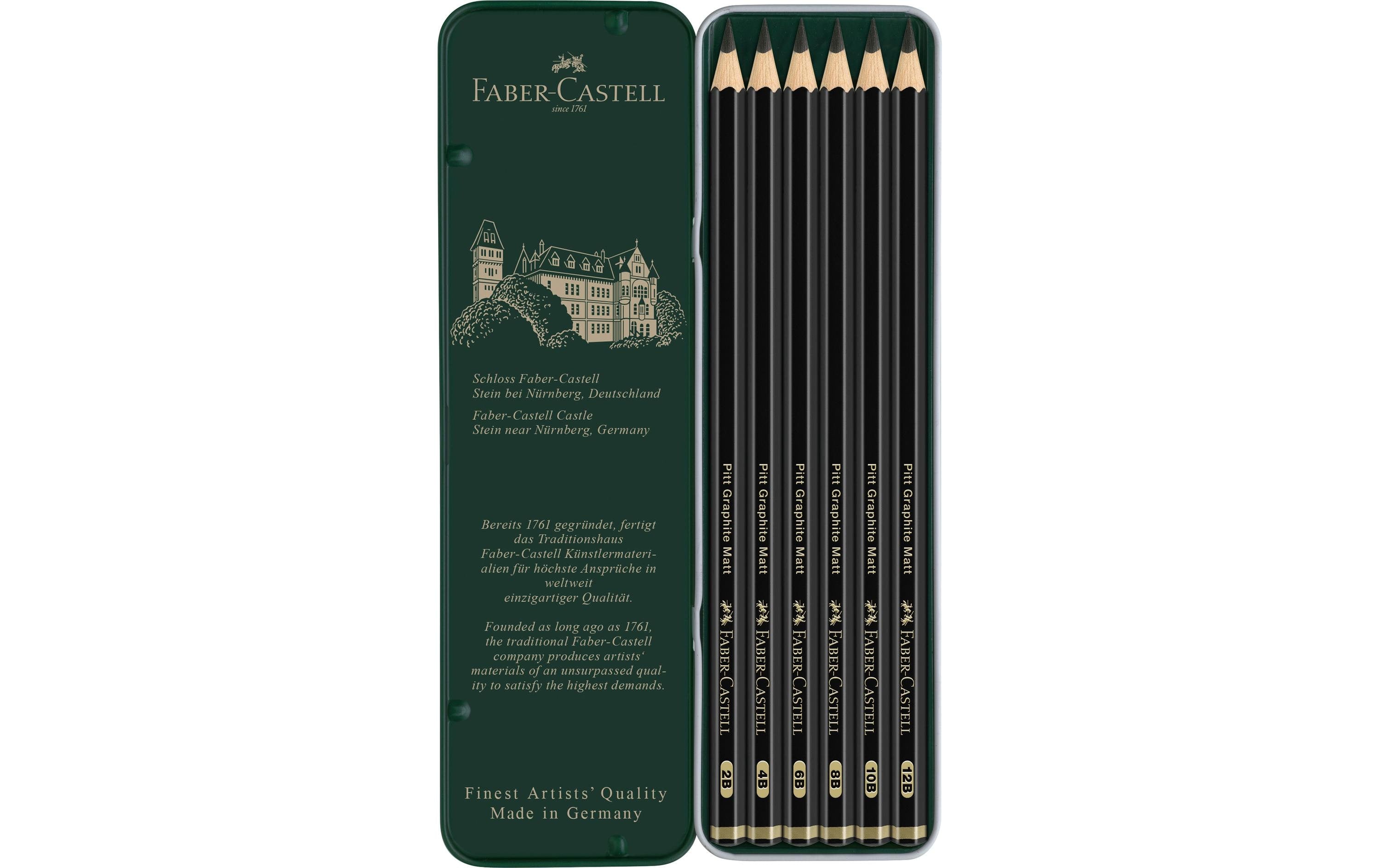 Faber-Castell Pitt Graphit-Set Matt 6er Metalletui