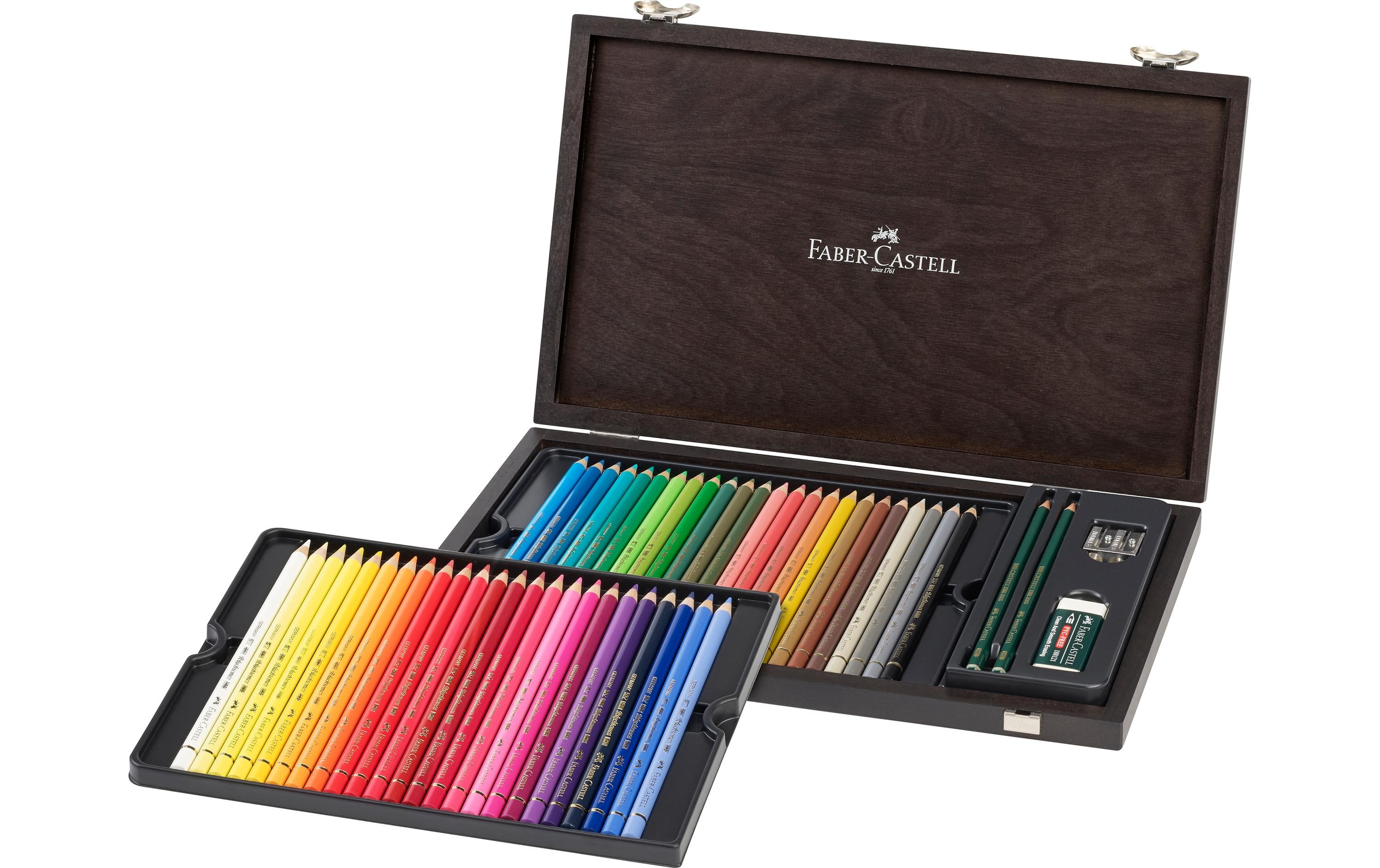 Faber-Castell Holzkoffer Farbst.Polychromos 48er Kollektion
