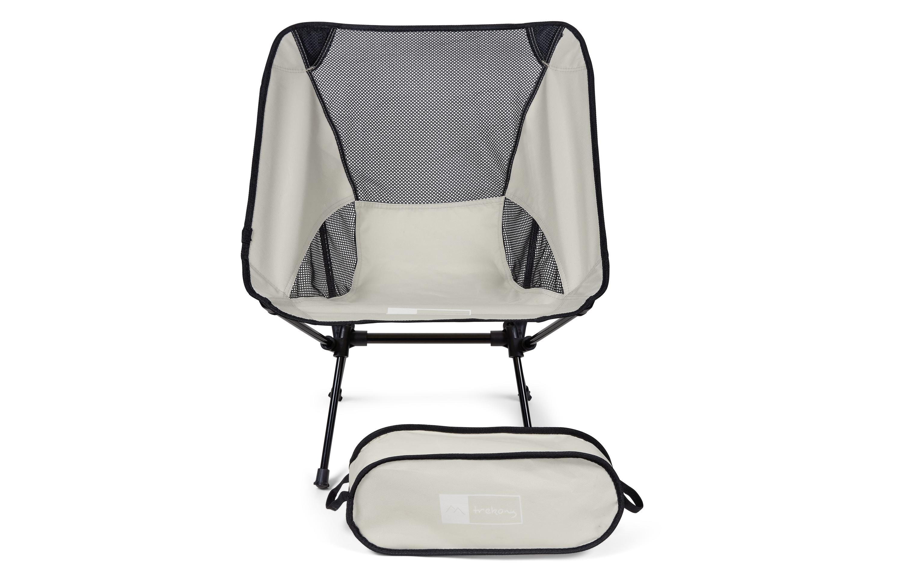 Trekony Campingstuhl tief Aluminium taupe