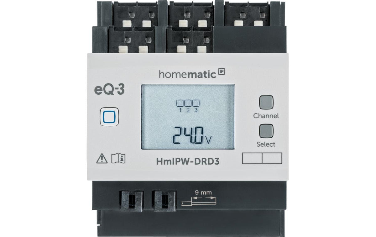 Homematic IP Wired Dimmaktor 3-fach Phasenabschnitt