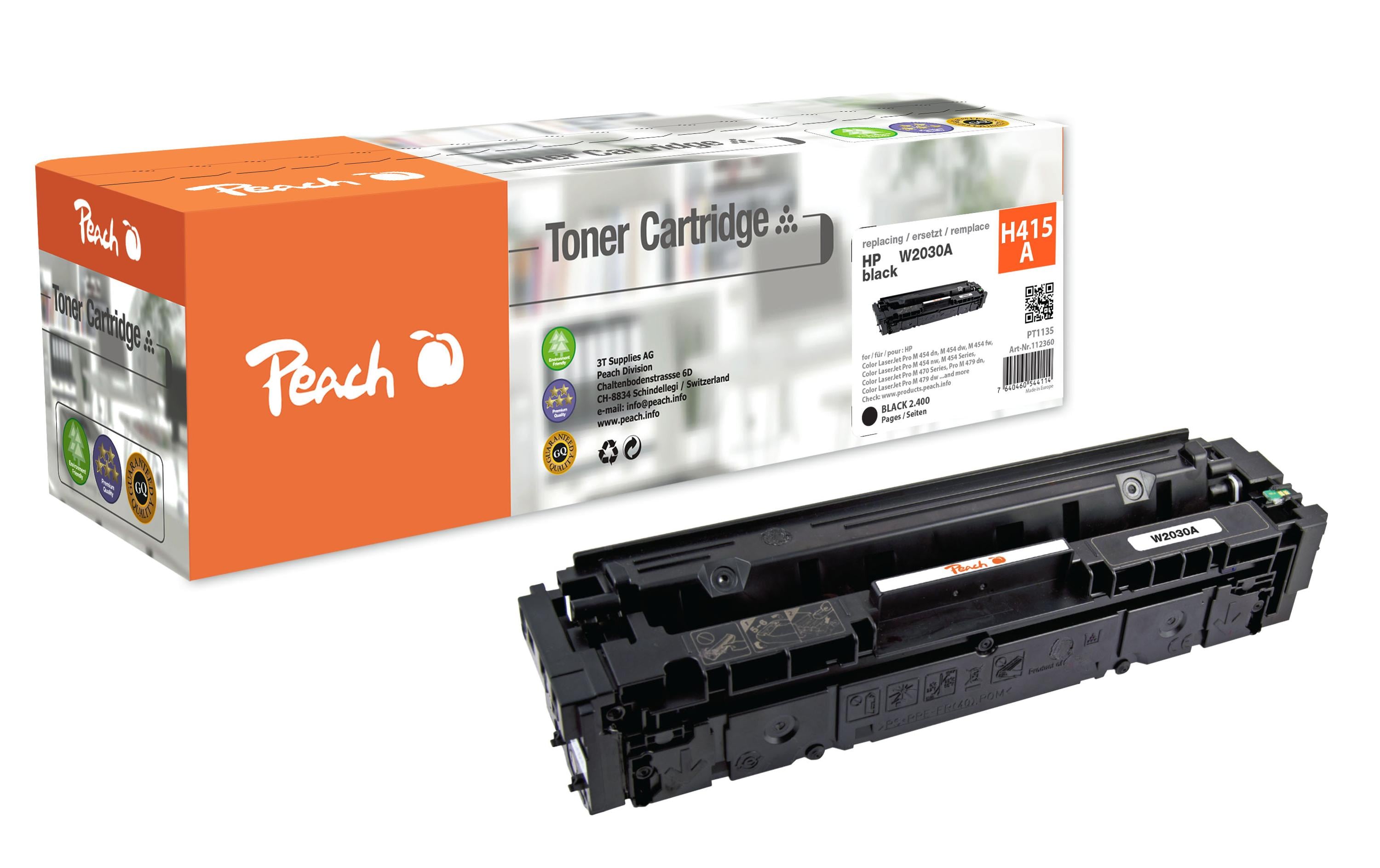 Peach Toner HP Nr. 415A / W2030A Black
