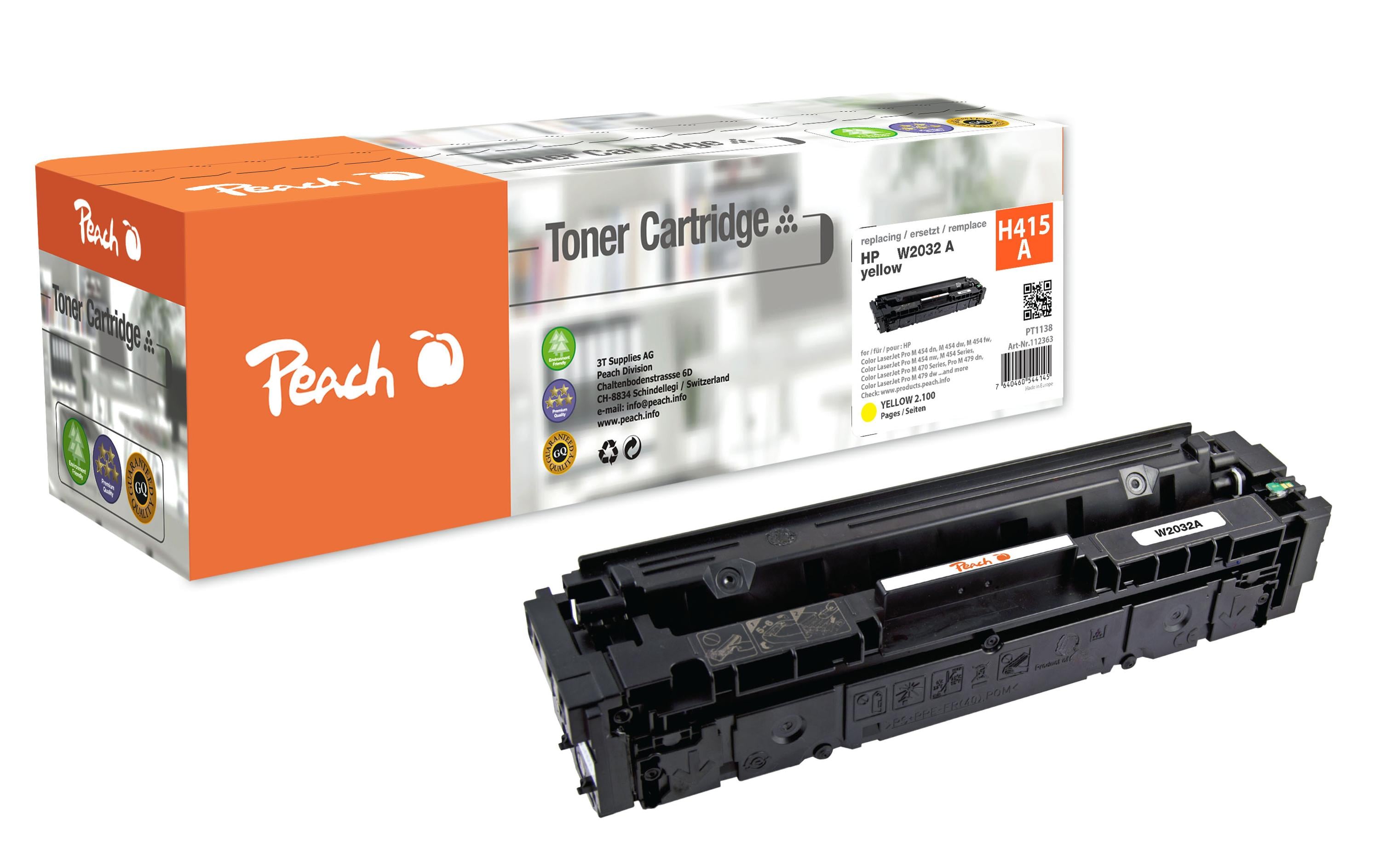 Peach Toner HP Nr. 415A / W2032A Yellow