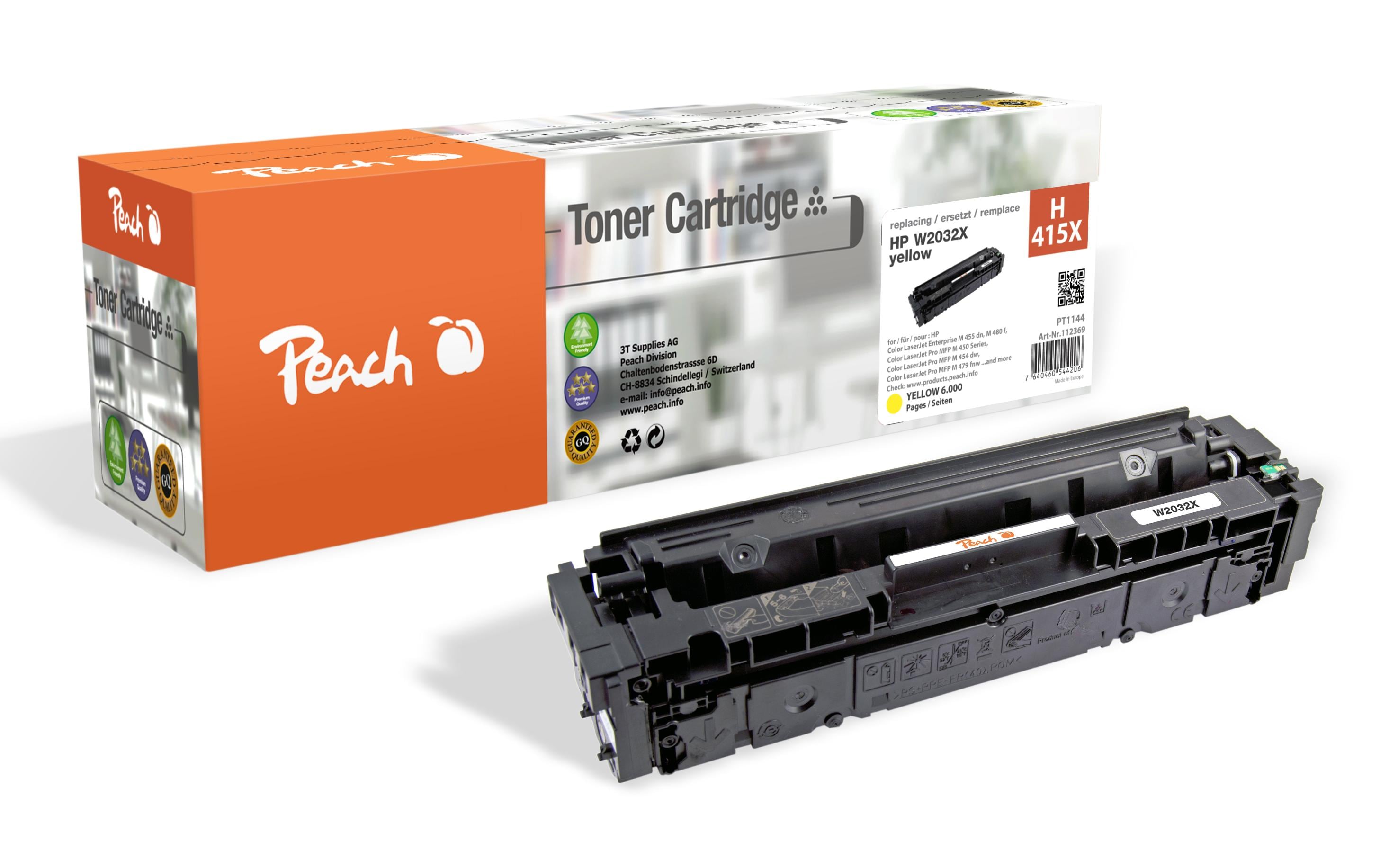 Peach Toner HP Nr. 415X / W2032X Yellow