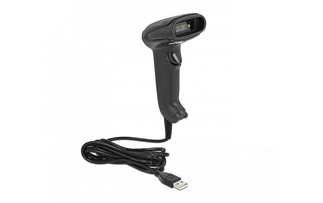 Delock 90557 USB Barcode Scanner 1D und 2D mit Anschlusskabel