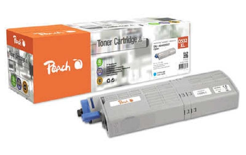 Peach Toner OKI 46490403 Cyan