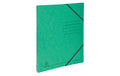 Exacompta Ringbuch Top Color 2 cm mit Gummiband, Format A4, Grün