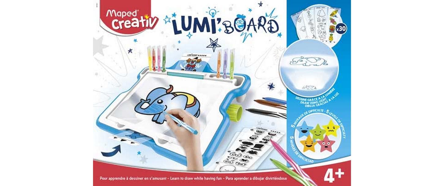 Maped Maltafel Lumi Board A4, diverse Inhalte
