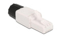 Delock RJ45 Stecker, Cat.6A, UTP Ungeschirmt, Werkzeugfrei