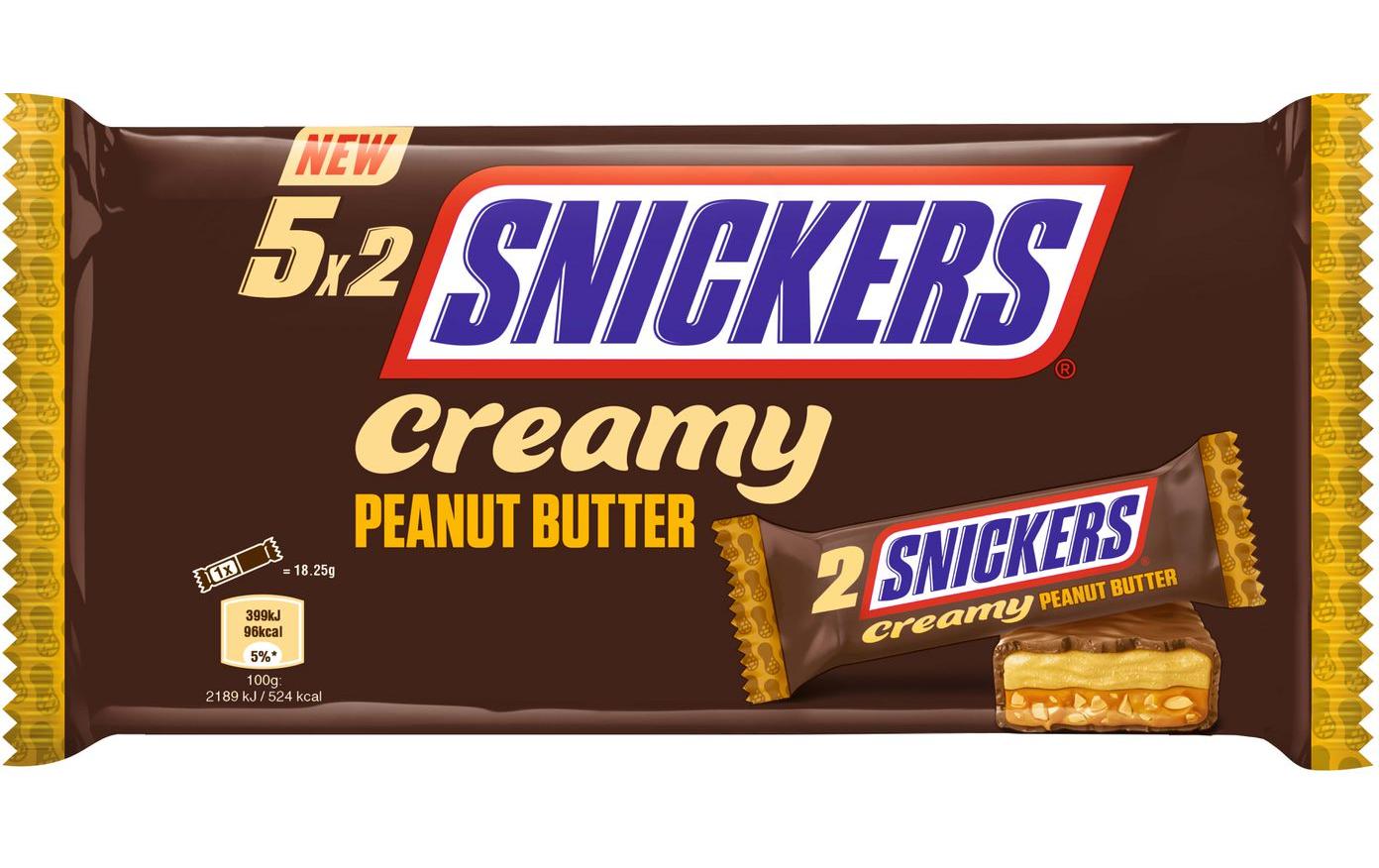 Snickers Peanut Butter 5er Multipack 182.5 g