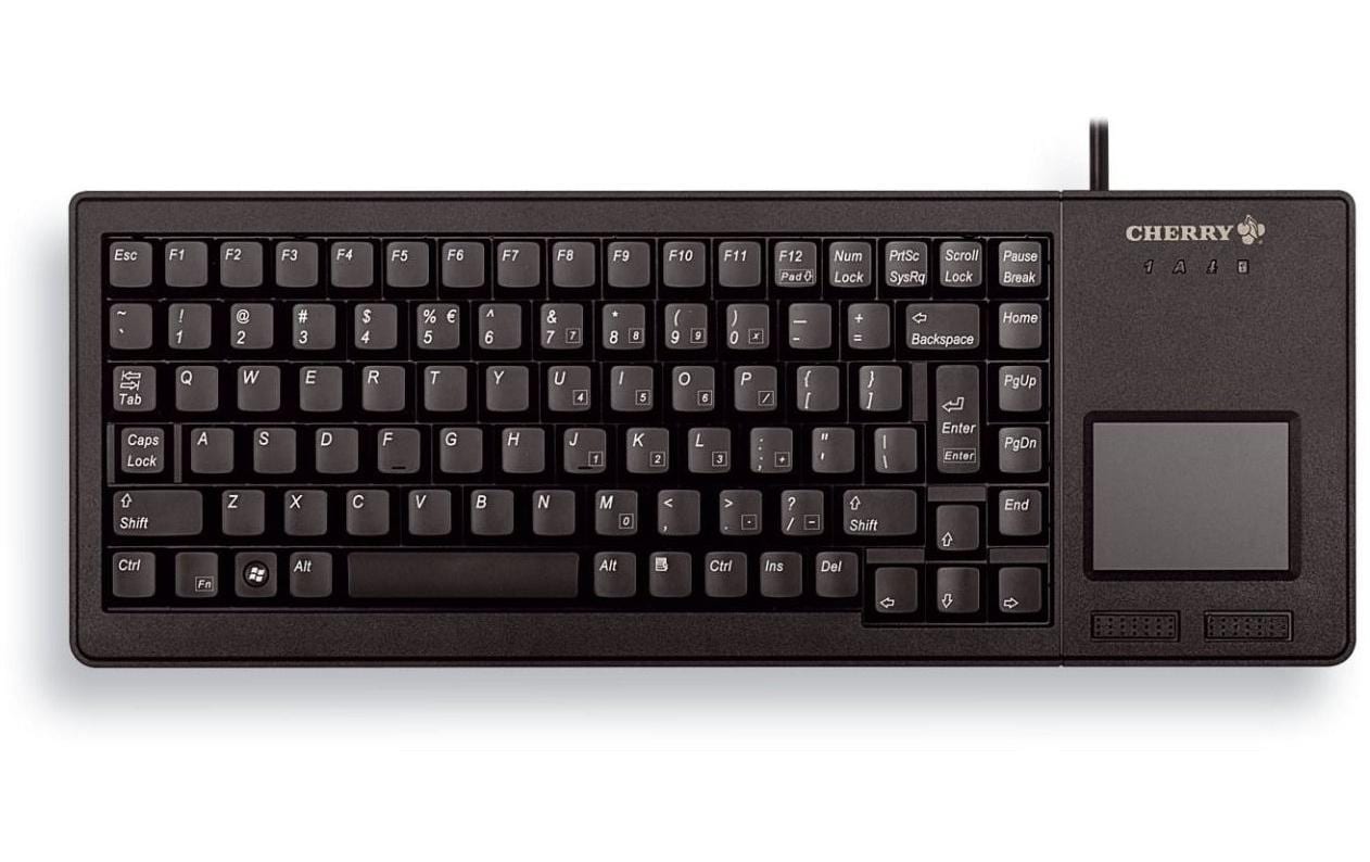 Cherry XS Touchpad Keyboard G84-5500 USB, schwarz mit integriertem TouchPad