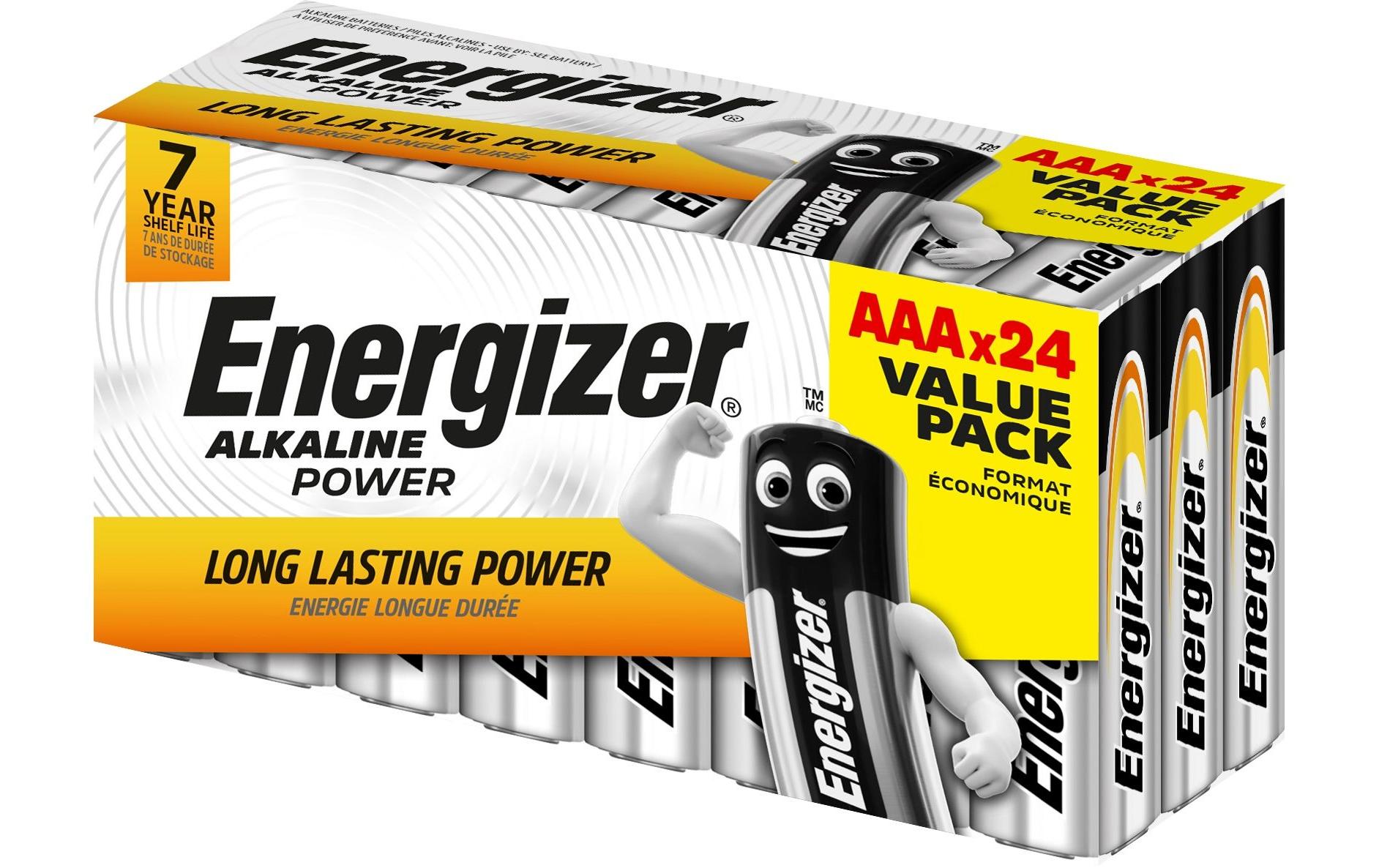 ENERGIZER AlkalinePower AAA 24 Stueck 24 Stk. plastikfrei