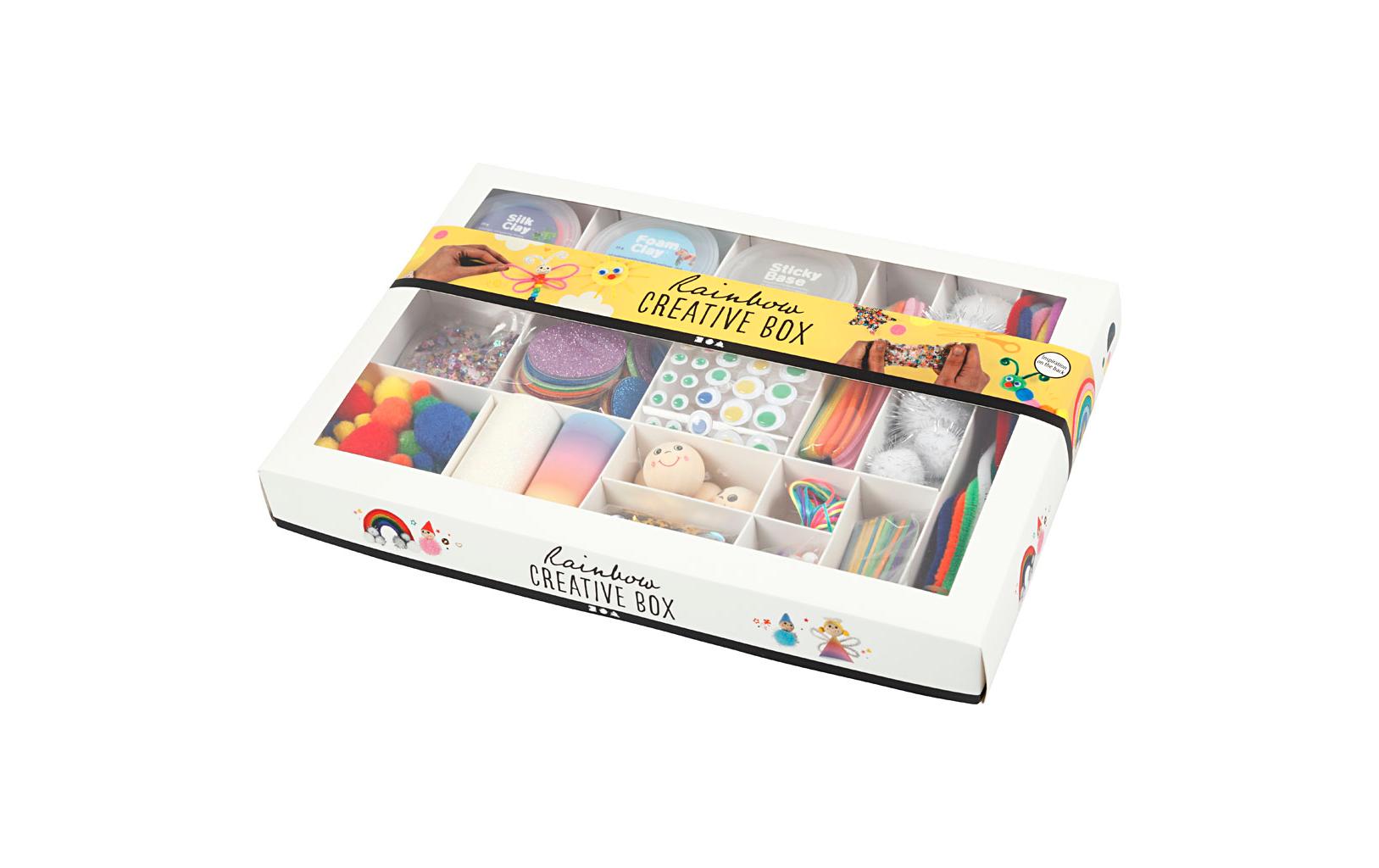 Creativ Company Bastelset Kreativbox Regenbogen