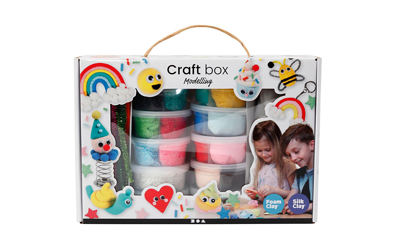 Creativ Company Bastelset Foam/Silk Clay Schnellstart-Set