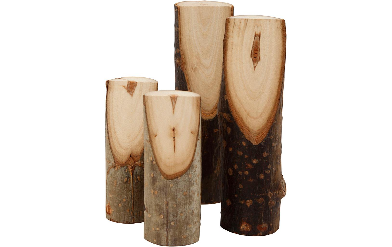 Creativ Company Holzast 2.5-3.5 cm H: 8+12 cm, 4 Stück