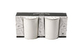 Creativ Company Tasse weiss 2 Stück, H: 10 cm