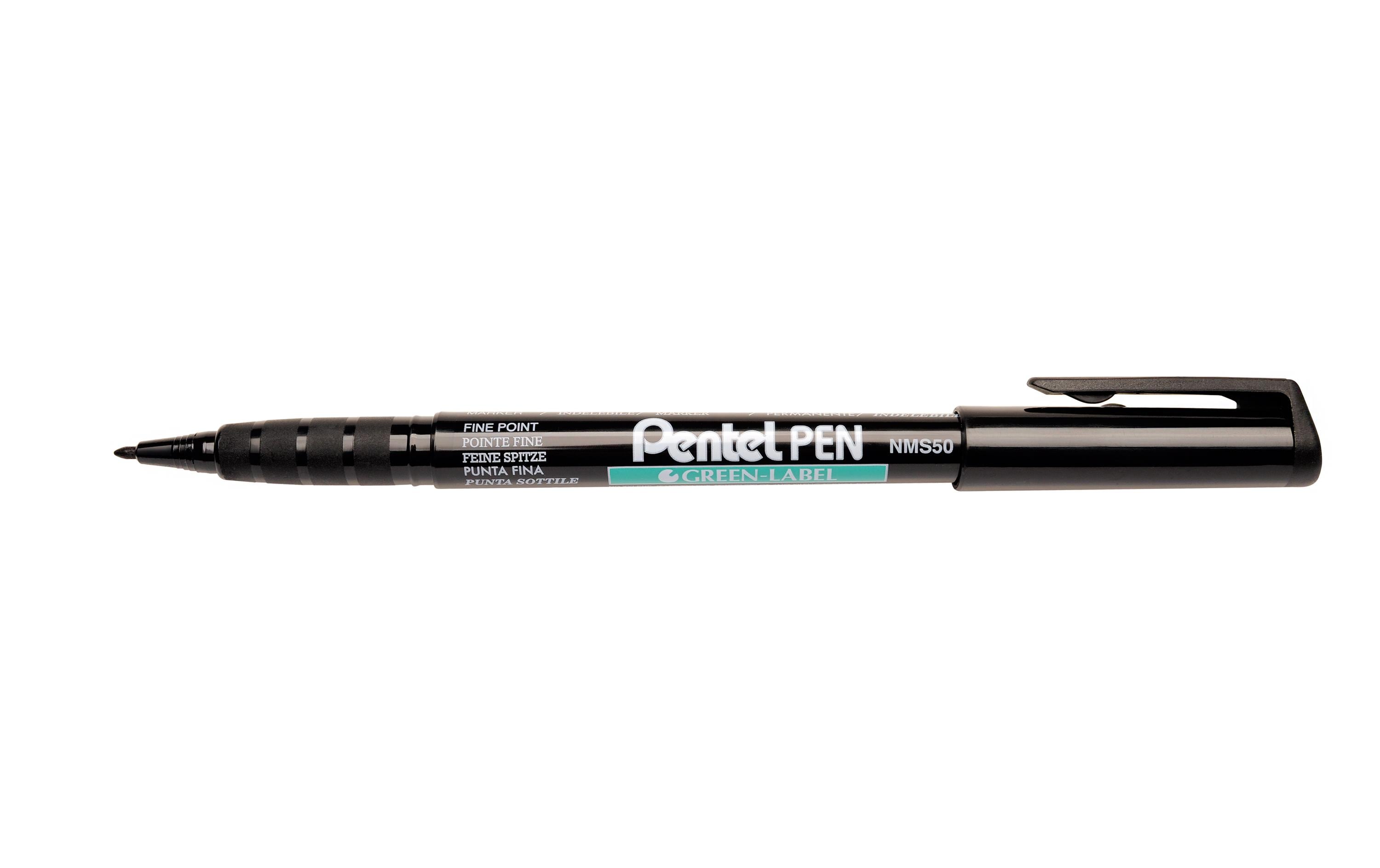 Pentel Permanent Marker Feinschreiber 2.0 mmm, schwarz