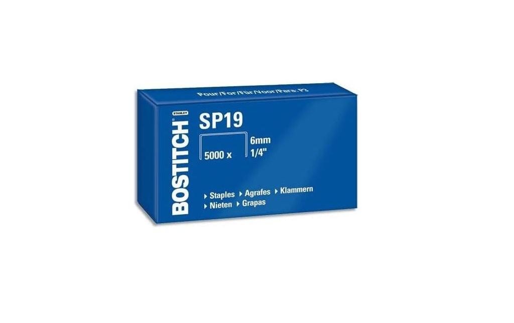 Bostitch Heftklammern SP19 1/4, 6 mm, 5000 Stück