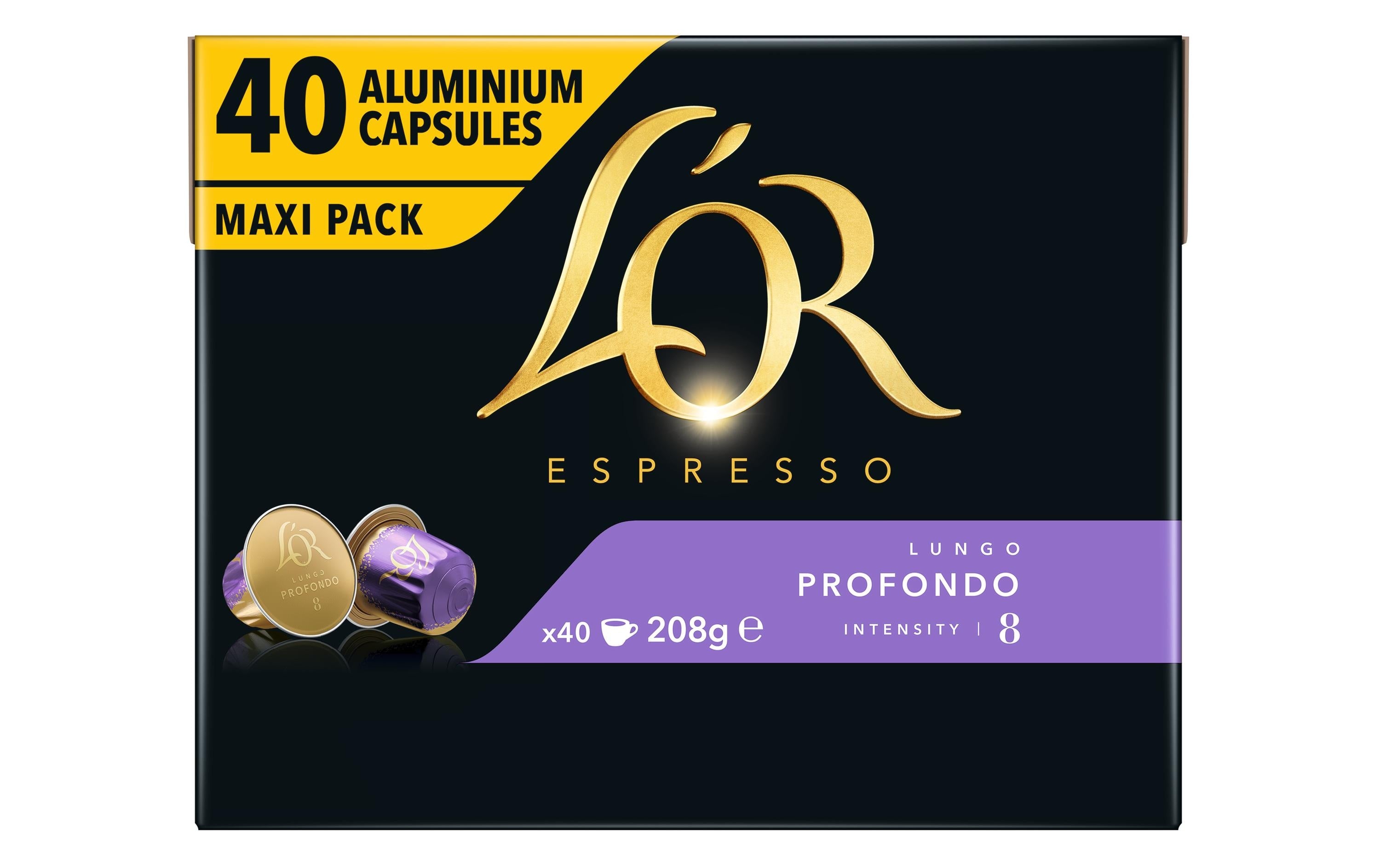 Kaffeekapseln Espresso Lungo 8 Profondo 40 Stück