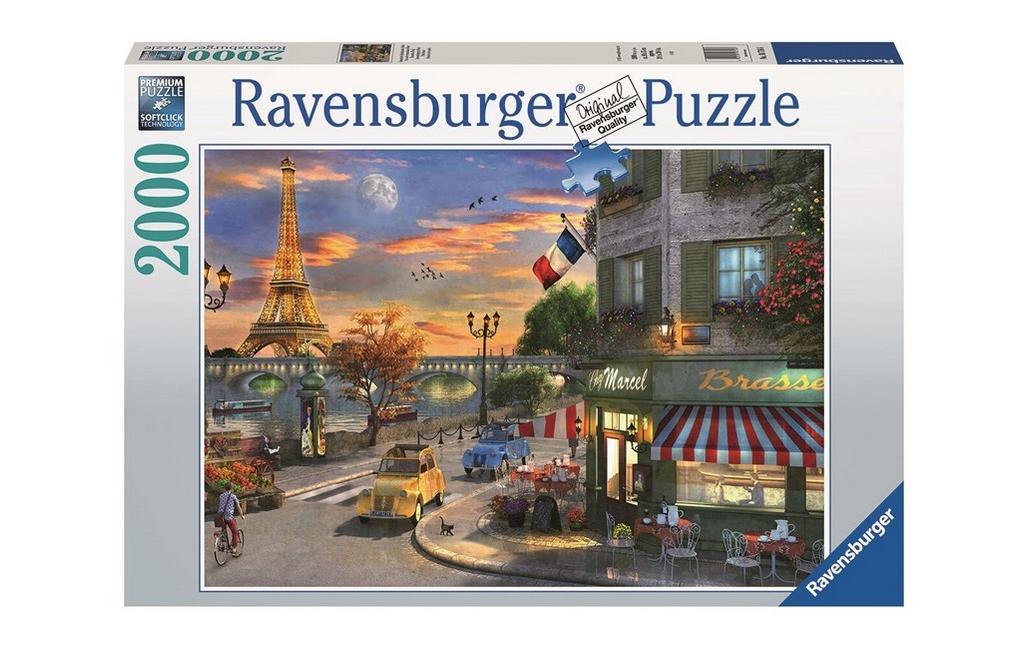 Puzzle Rom.Abendstunde in Paris 2000 Teile