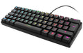 Deltaco TKL Gaming Keyboard mech RGB, black red switch, CH-Layout, mech, black