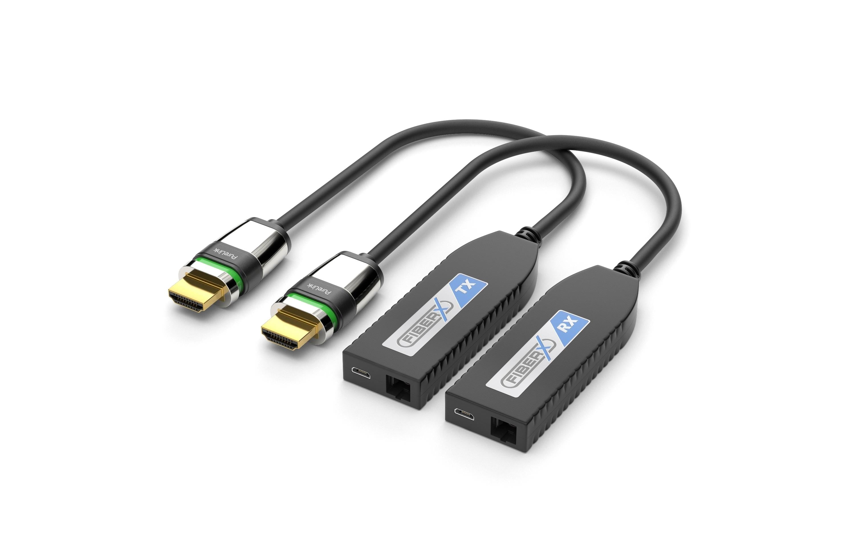 FiberX FX-P355 4K HDMI Glas Extender Set, SC/MM, mit ULS