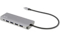 LMP USB-C Hub, 4xUSB-A, 3xUSB-C, Space Grau Aluminium, Ladefunktion, extern Netzteil