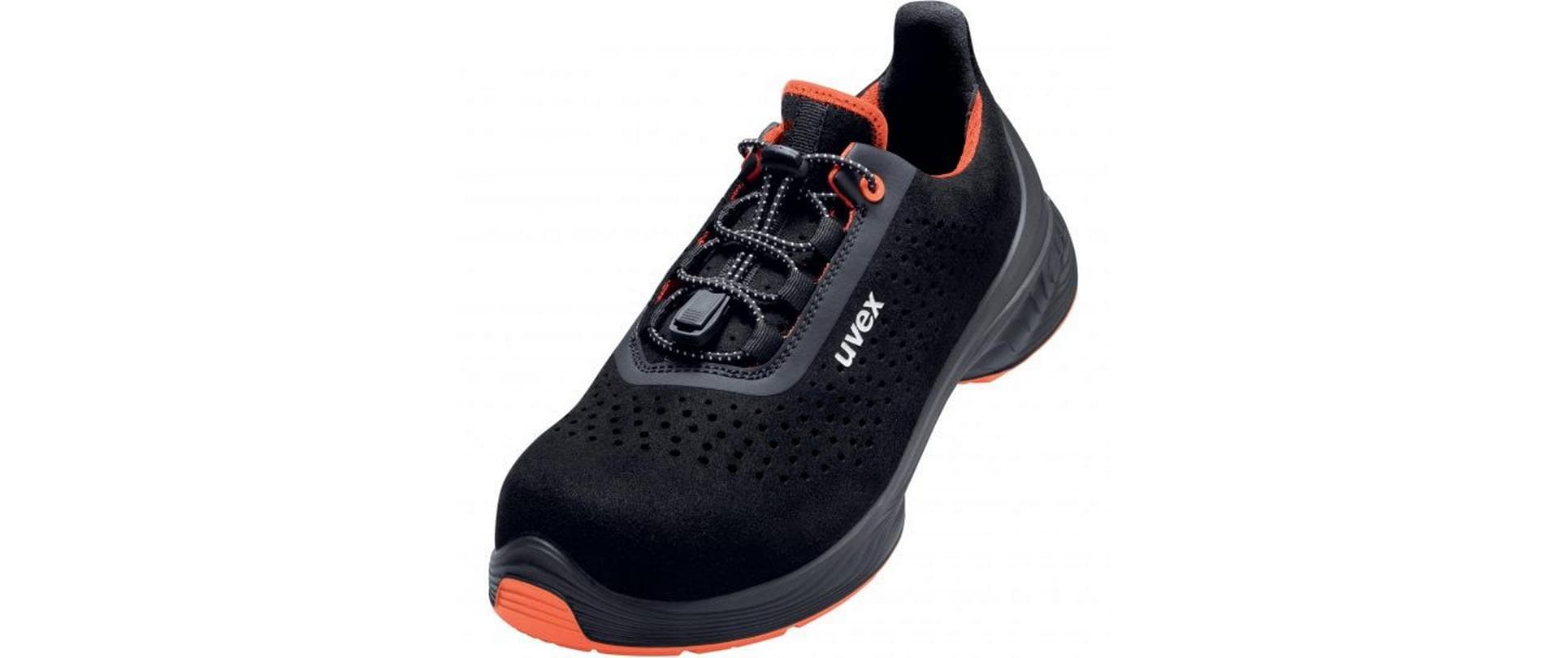 UVEX 1 G2 Halbschuhe S1 68468 schwarz, rot Weite 11 Grösse 43