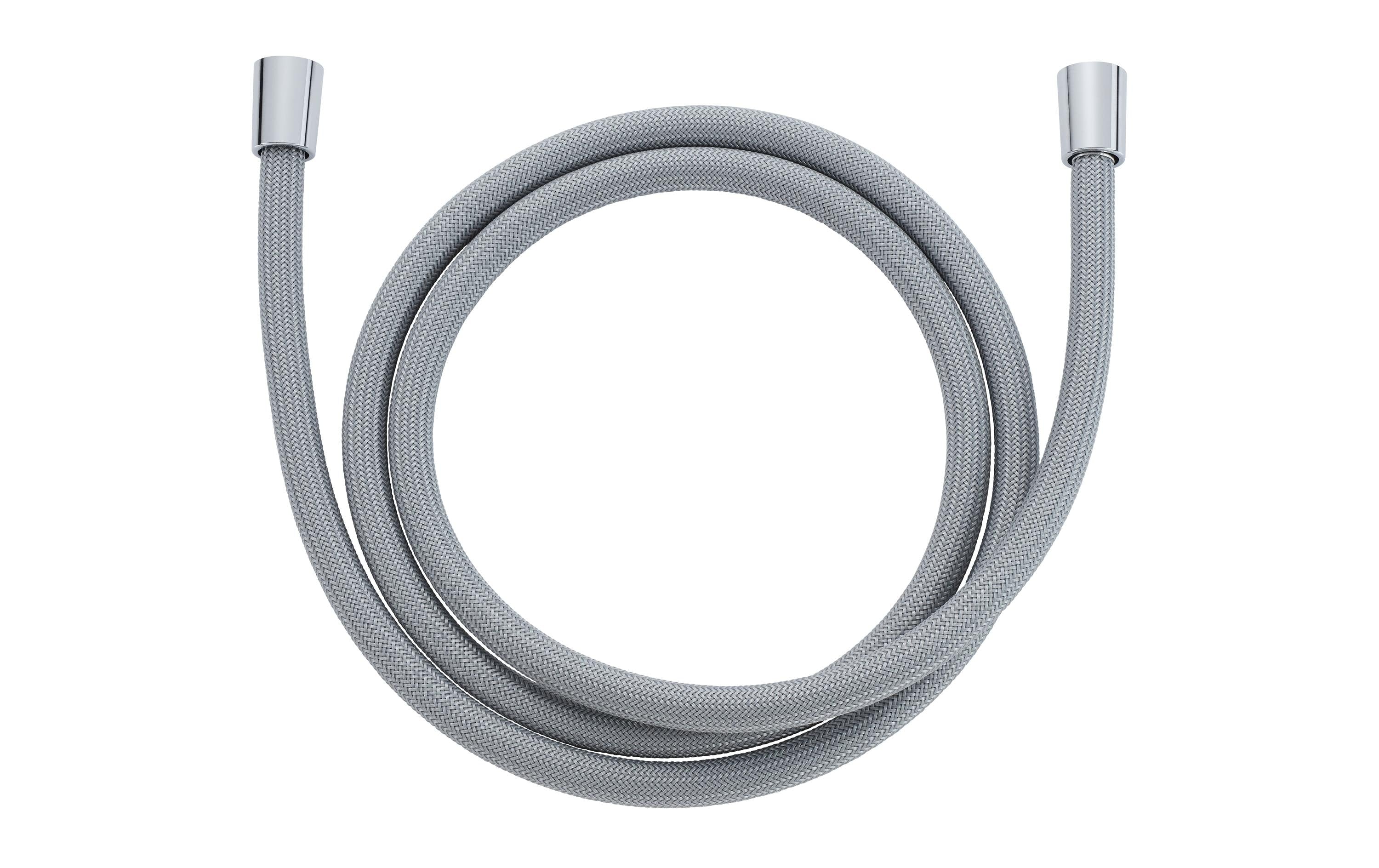 Diaqua Brauseschl. CHROMALUX Zero silver grey / K x DK 1/2" 180 CM