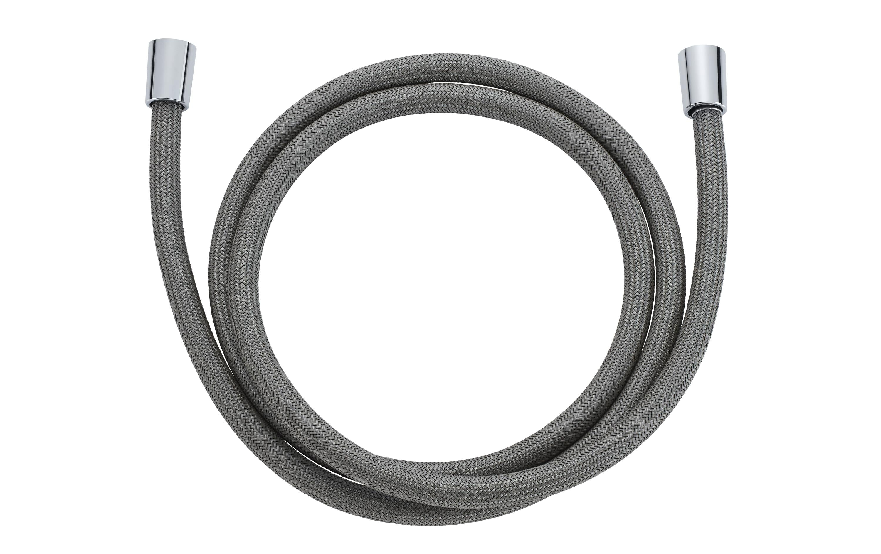 Diaqua Brauseschl. CHROMALUX Zero silver steel / K x DK 1/2" 150 CM