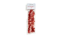 H&J  Spirale mit Sternen, Rot Kunststoff, 3.5 cm breit, 7.5 m lang