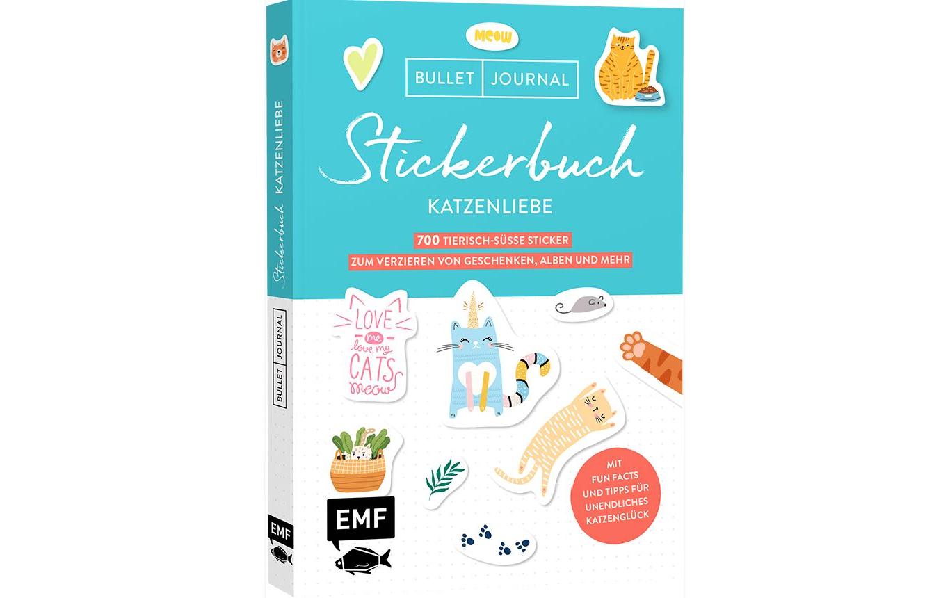 EMF Stickerbuch Bullet Journal Katzenliebe 700 Sticker