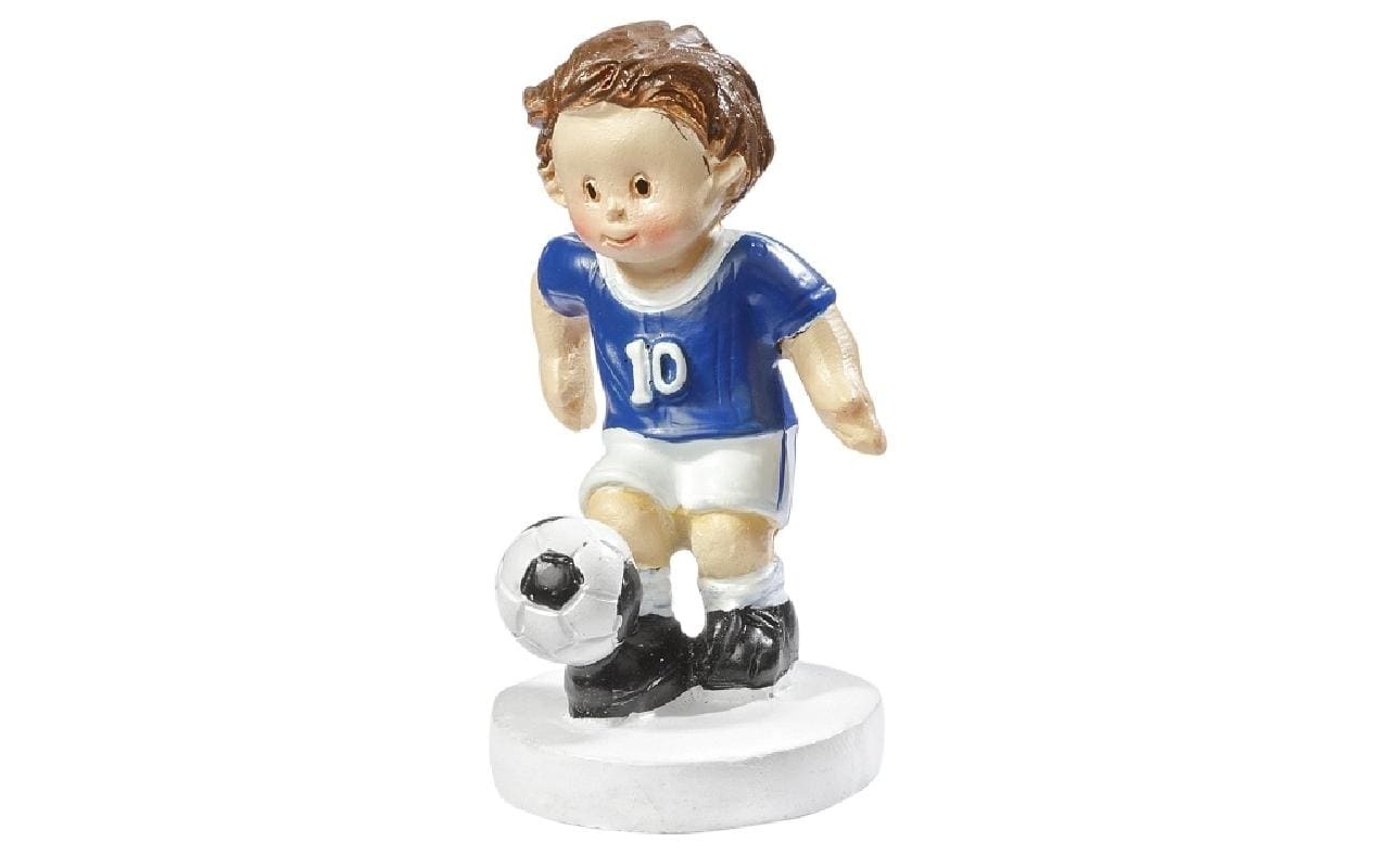 Hobbyfun Mini-Figur Fussballer blau 5 cm