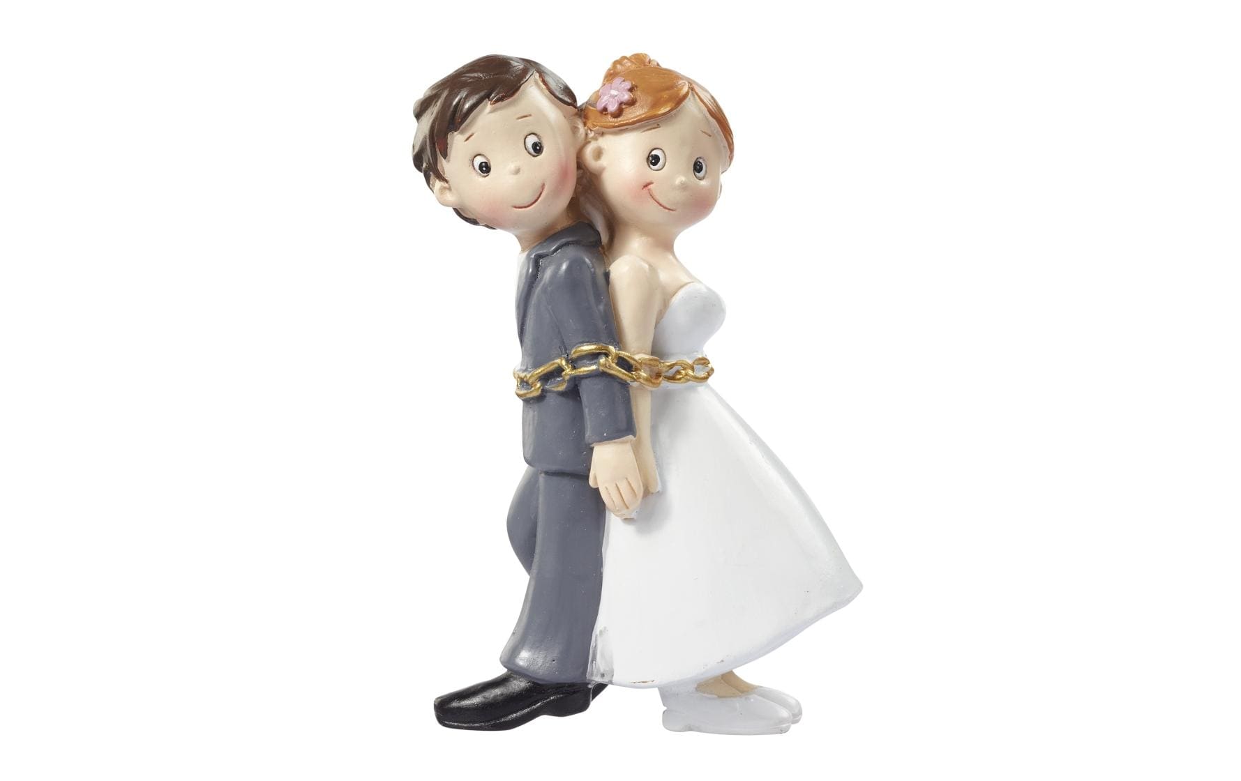 Hobbyfun Mini-Figur Hochzeitspaar in Ketten 8 cm