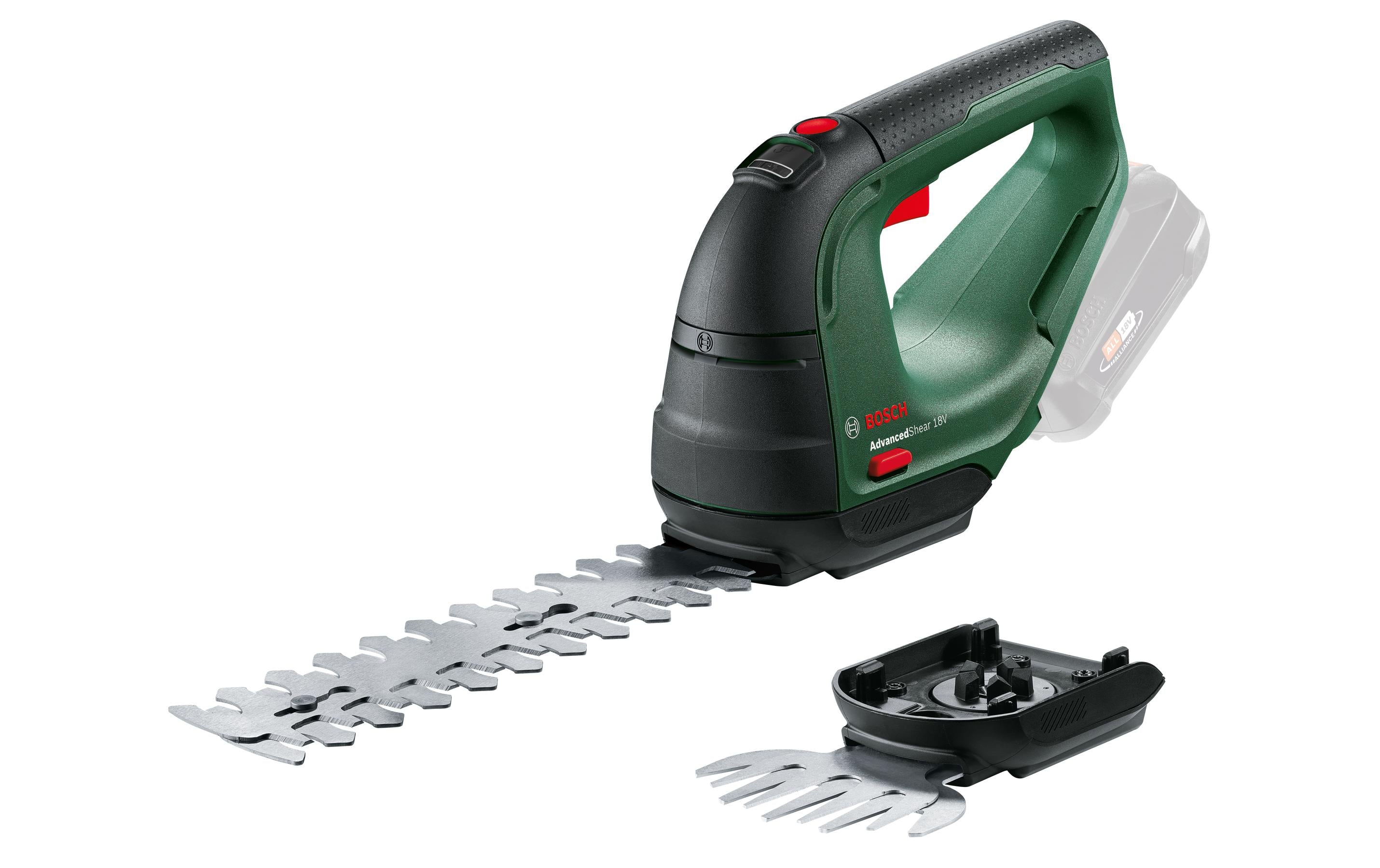 BOSCH Akku-Gras-und Strauchschere Solo AdvancedShear 18 (inkl. 2 Messer)