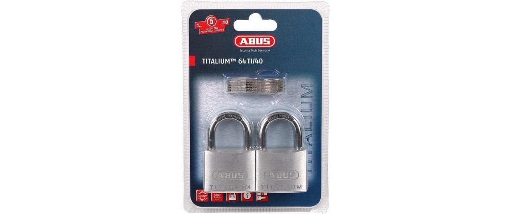 ABUS 64TI/40 Twins B/DFNLI Vorhangschloss