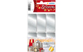 Herma Weihnachtssticker Silber 2.6x5.4 cm 3 Blatt, 18 Sticker