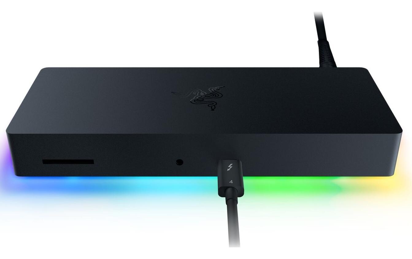 Razer Thunderbolt 4 Dock - Chroma USB,Thunderbolt,4K, Gigabit, SD Karte