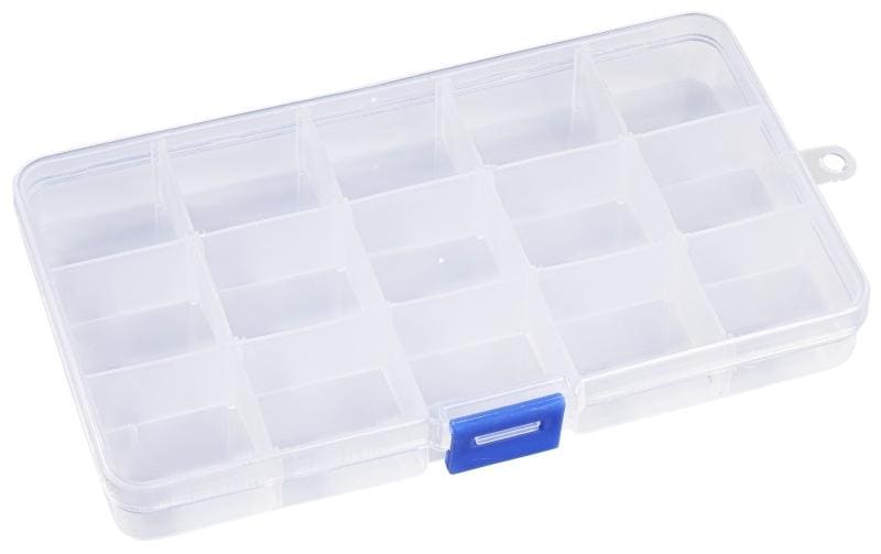 Hobbyfun Sortimentkasten 15 Fächer 17.5 x 10 x 2.2 cm