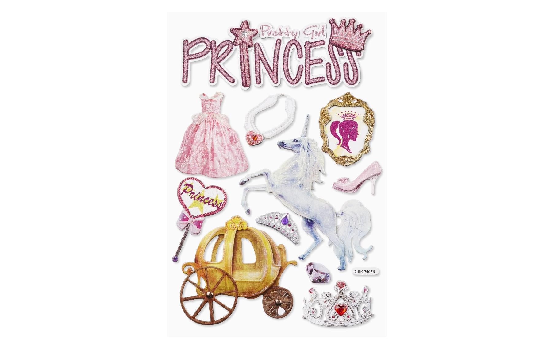 Hobbyfun Sticker, 13 x 18 cm Prinzessin