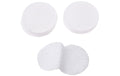 Hobbyfun Klett-Verschluss 20 mm rund weiss, 20 Stück