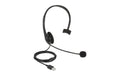 Delock USB Mono Headset für PC + Notebook Lautstärkeregler, ultraleicht, 2.4m Kabel