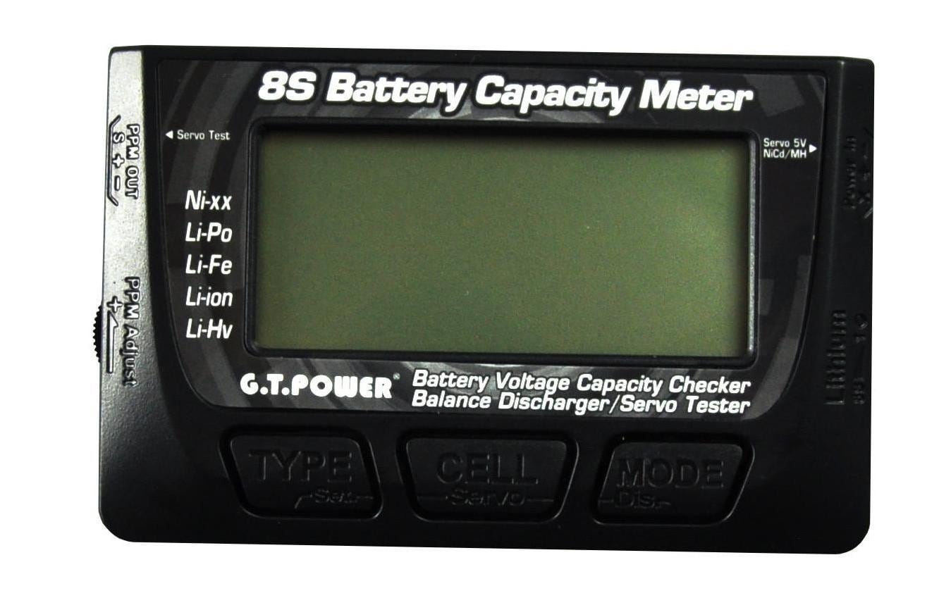 G.T. Power Battery Capacity Meter LiPo-Tester, Servo Tester