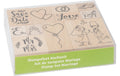 Heyda Motivstempel-Set Hochzeit 11 Stempel