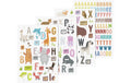Heyda Fensterbilder Tiere & Alphabet 4 Bogen