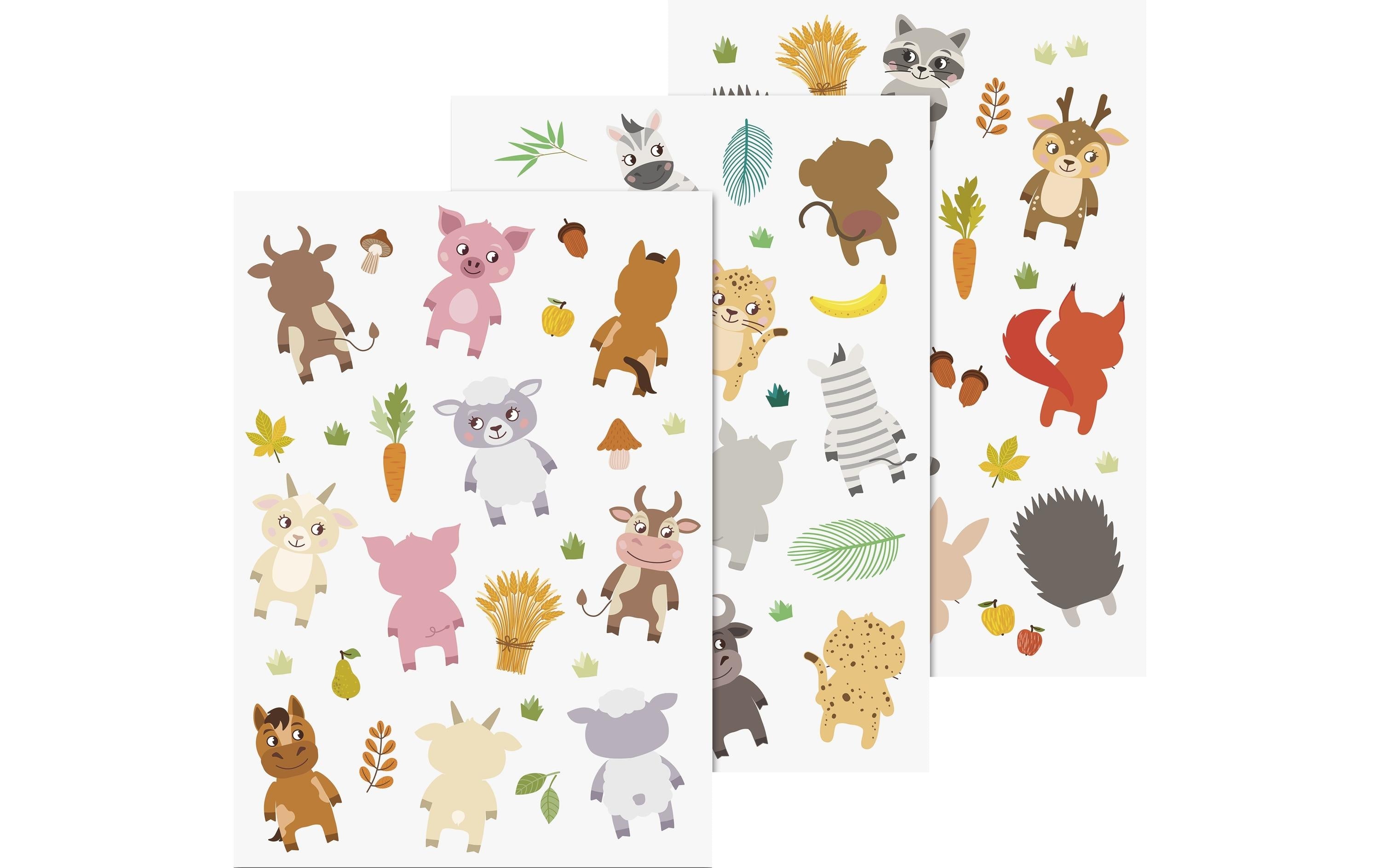Heyda Fensterbilder Tiere 3 Bogen