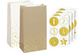 Heyda Adventskalender-Set klein gold 24 Stück, Grösse 180 x 97 x 60 mm