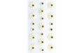 Artoz Artwork Sticker Blume creme, 1 Blatt